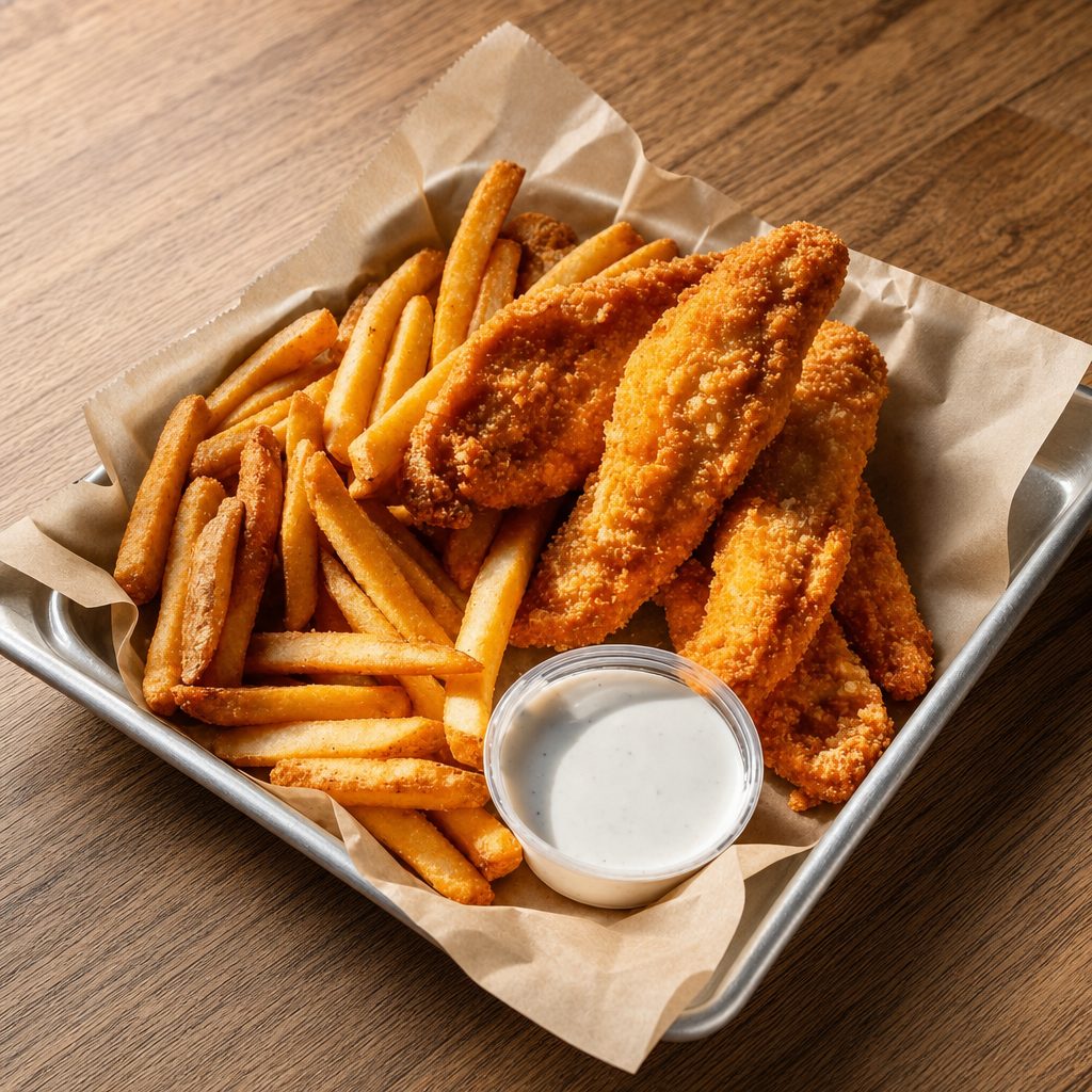 Chirpy Tenders Basket.